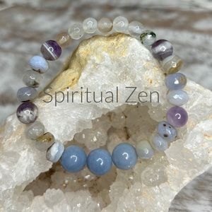 Gemstone beaded bracelet